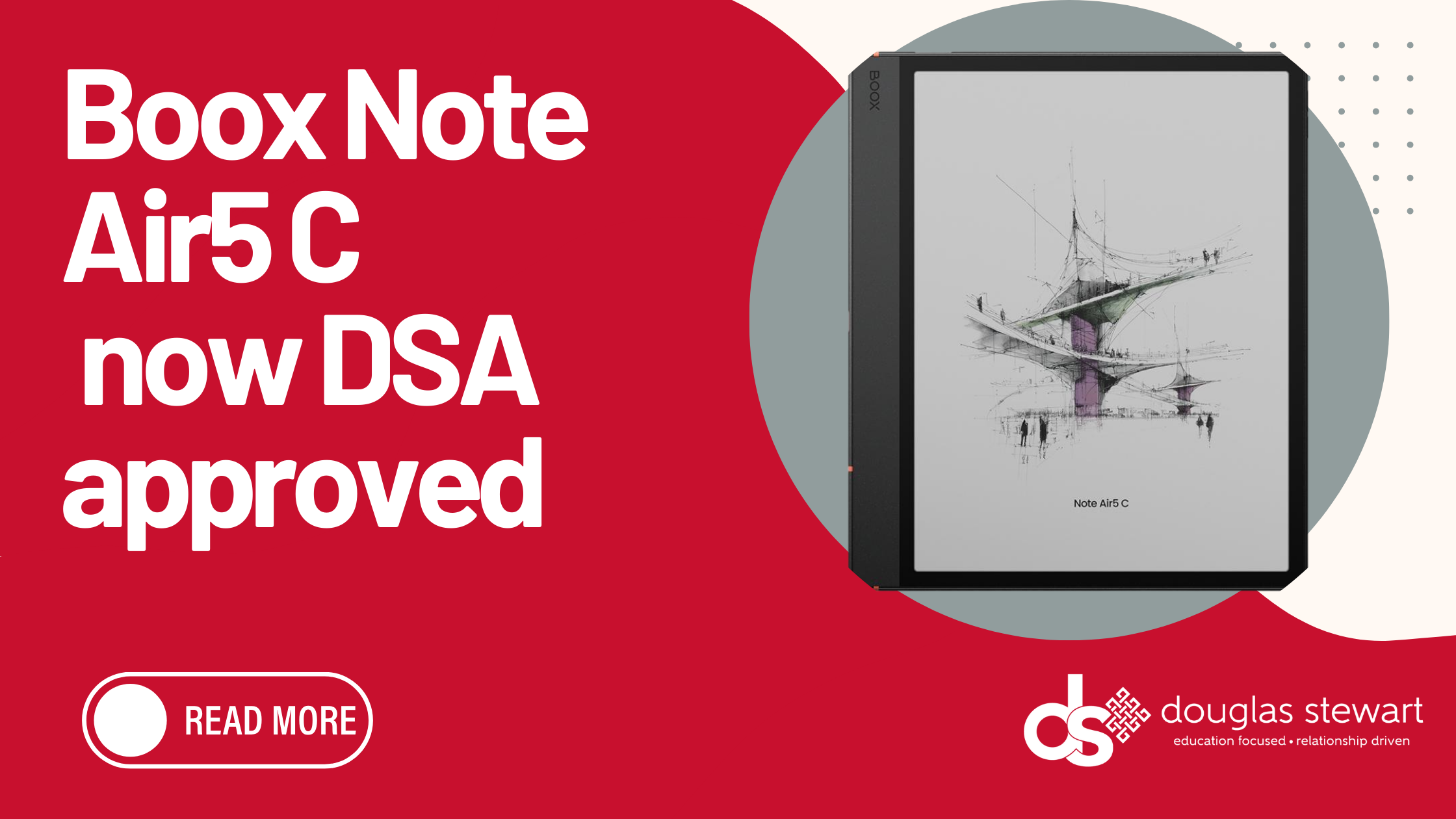 BOOX Note Air5C Now DSA Approved 