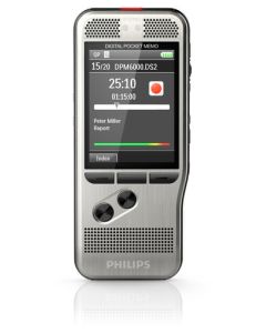 Philips DPM6000/02 Digital Pocket Memo push button with SE Dictate 2 yr License