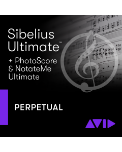 Avid Sibelius Ultimate Perpetual License NEW + PhotoScore and NotateMe Ultimate (9938-30119-00)