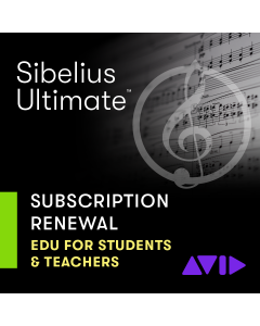 Avid Sibelius Ultimate 1-Year Subscription RENEWAL -- Education Pricing (9938-30113-00)