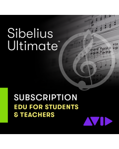 Avid Sibelius Ultimate 1-Year Subscription NEW -- Education Pricing (9938-30011-60)