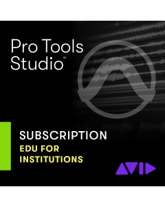 Avid Pro Tools Studio 1-Year Subscription continued software use, updates + support for a year -- Edu Institution Pricing - RENEWAL (9938-30003-80)