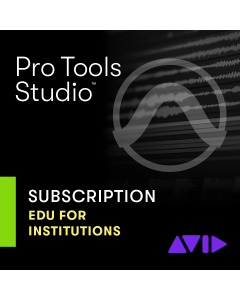 Avid Pro Tools Studio 1-Year Subscription continued software use, updates + support for a year -- EDU Institution Pricing - RENEWAL (9938-30003-80)