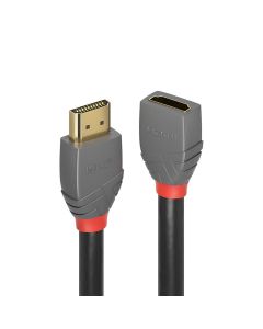 Lindy 0.5m HDMI 18G Extension Cable, Anthra Line