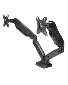 Lindy Dual Display Gas-Spring Desktop Mount