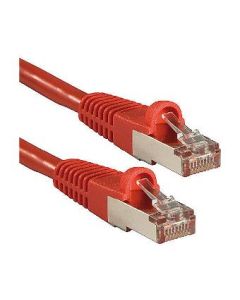 Lindy 1m CAT6a S/FTP LS0H Snagless Gigabit Network Cable, Red