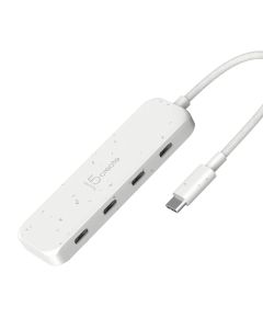 J5Create JCH345EW-N (Nature White) Eco-Friendly USB-C to 4-Port Type-C Gen 2 Hub