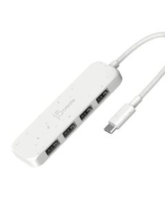 J5Create Eco-Friendly USB-C to 4-Port Type-A Gen 2 Hub