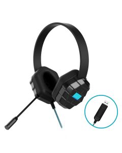 Gumdrop DropTech USB B2 Headset with Volume Adjuster and Microphone