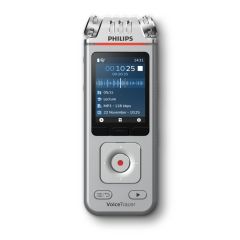 Philips DVT4110 Voicetracer Digital Audio Recorder for Interviews and Lectures with 3 microphones and  App Control & Share.