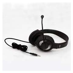 AVID AE-55 Headset with 3.5mm Jack in Black and Silver