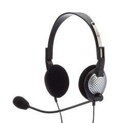 Andrea NC-185VM Stereo Computer Headset with Volume/Mute Controls with USB A Connector