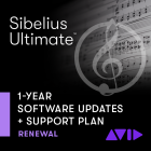 Avid Sibelius Ultimate 1-Year Software Updates + Support Plan - GET CURRENT (9938-30013-00)